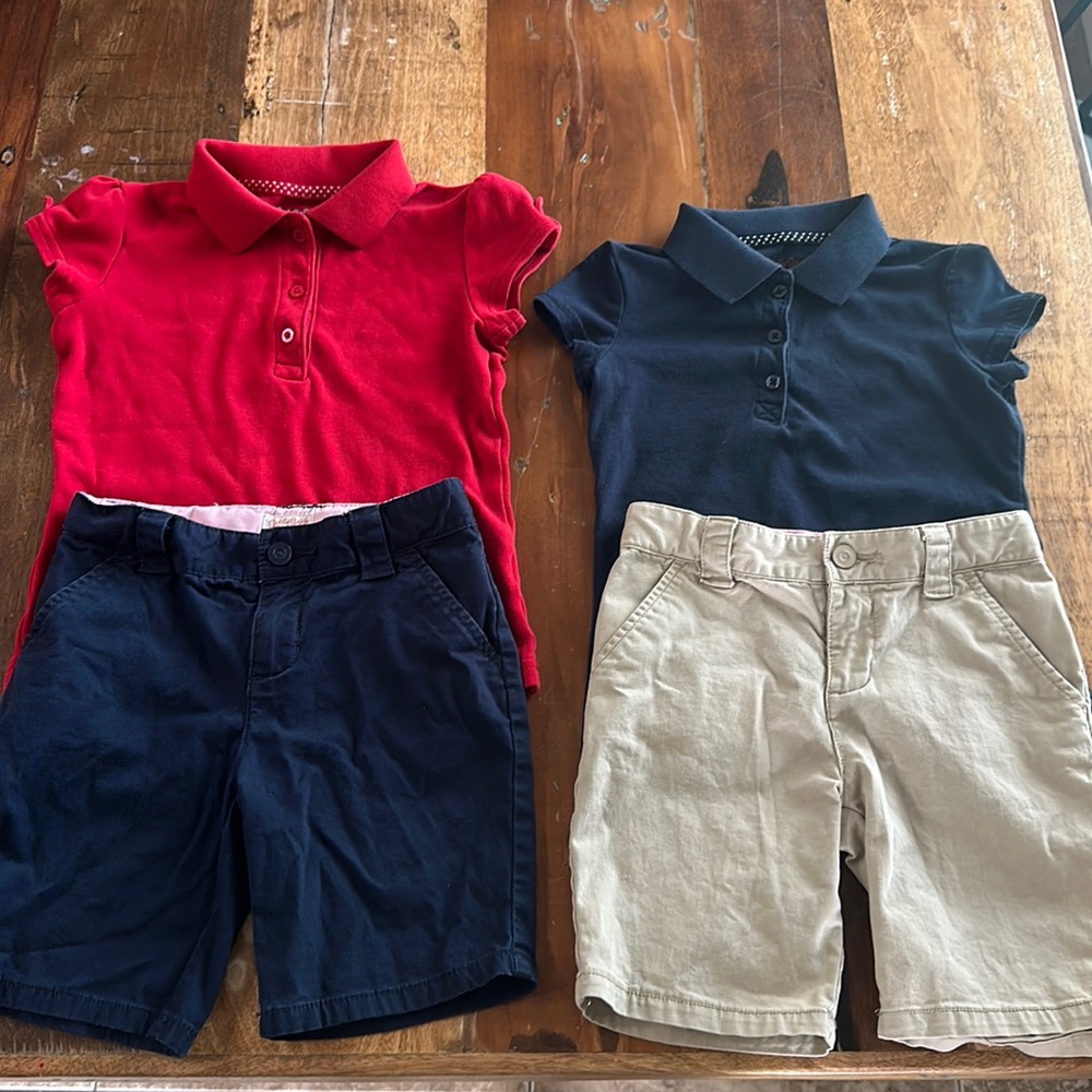 Cat&Jack little girls uniform bundle